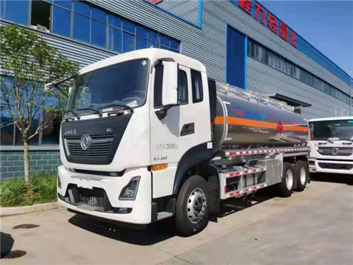 國六東天龍小三軸距鋁合金油罐車現(xiàn)貨危貨，目前程力公告已出