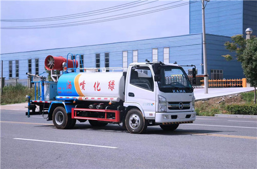 國六黃牌凱馬6方灑水車公告有灑水、抑塵兩款外形圖片可選，免征齊全