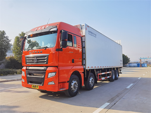 國(guó)六重汽汕德卡G7前四后八9.6米冷藏車(chē) 13L 480馬力 4橋鋼板橋 冷藏車(chē)推薦
