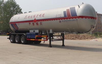 56方異丁烷液化氣體運輸半掛車 