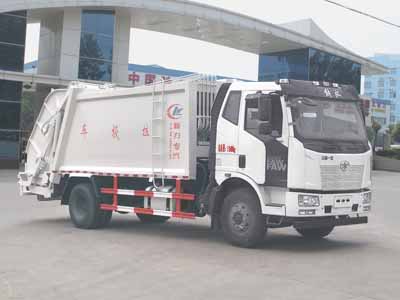 國(guó)五解放10方壓縮式垃圾車
