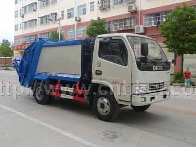國(guó)五東風(fēng)小多利卡5方壓縮式垃圾車 