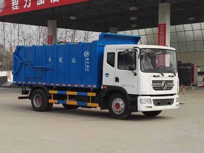 國(guó)五東風(fēng)多利卡D9壓縮式對(duì)接垃圾車 