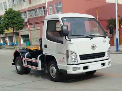 國(guó)五解放3方車廂可卸式垃圾車