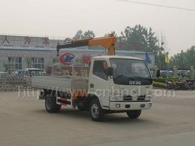 東風小霸王2噸折臂式隨車起重運輸車